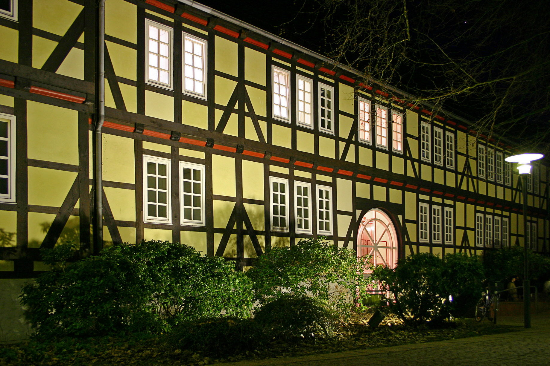 Burgdorfer Schloss bei Nacht